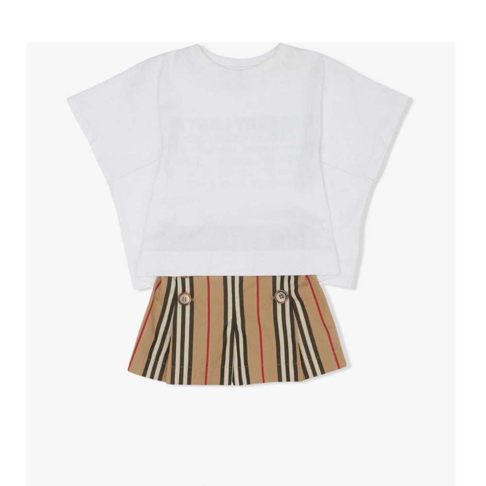 Burberry Icon stripe sailor shorts